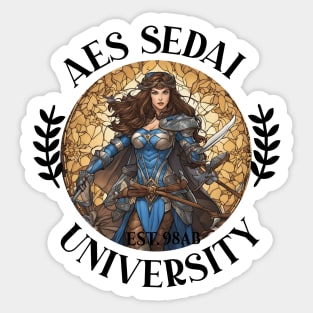 aes sedai school of magic Sticker